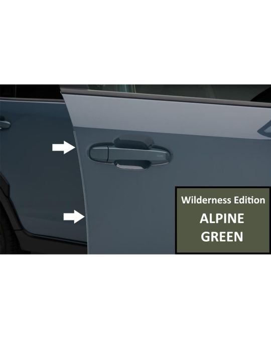 Subaru Door Edge Guards Alpine Green Kit Of Four For Wilderness Edition