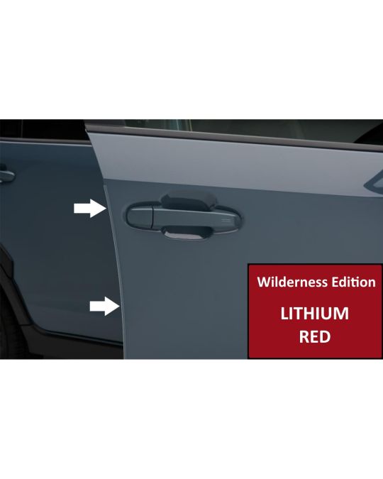 Subaru Door Edge Guards Lithium Red Kit Of Four For Wilderness Edition