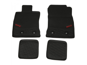 Subaru All Weather Floor Liners With BRZ Logo