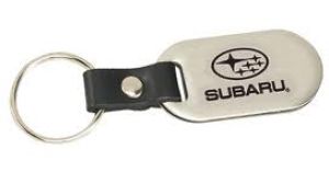 Subaru Stainless Key Chain - Subaru Logo
