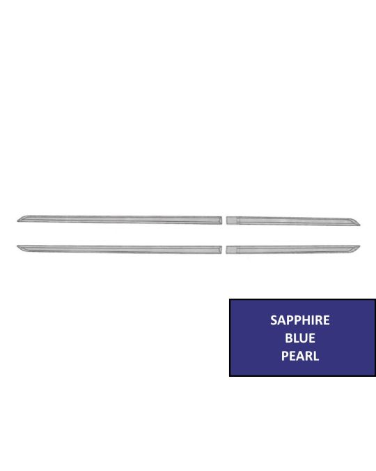 Subaru Body Side Door Moldings Sapphire Blue Pearl