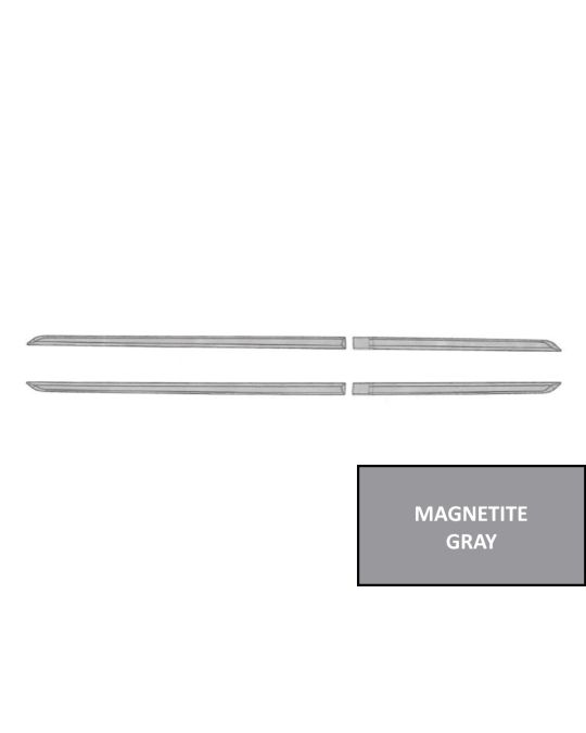 Subaru Body Side Door Moldings Magnetite Gray
