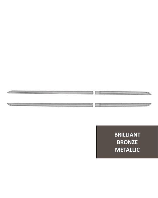 Subaru Body Side Door Moldings Brilliant Bronze Metallic