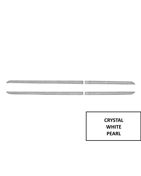 Subaru Body Side Door Moldings Crystal White Pearl