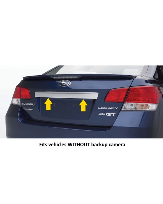Subaru Chrome Trunk Trim For Models Without Backup Camera