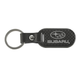 Subaru Carbon Fiber Key Chain W/ Subaru Logo