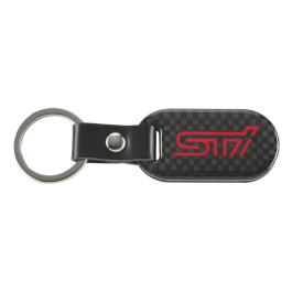 Subaru Carbon Fiber Key Chain W/ STI Logo