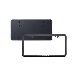 Subaru License Plate Frame W/ Front Bracket - Matte Black